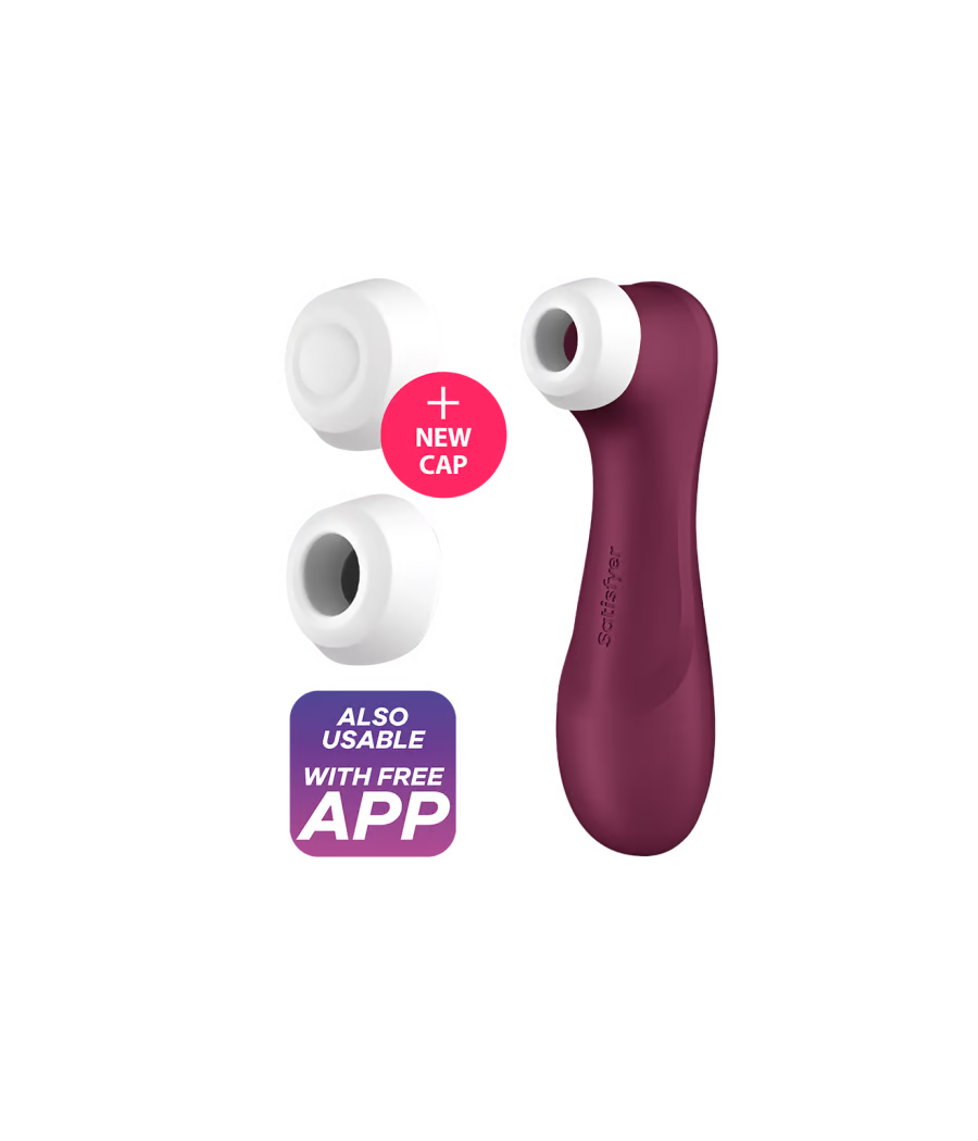 SATISFYER - PRO 2 GENERACIÓN 3 WINE ROSSO BLUETOOTH E APP