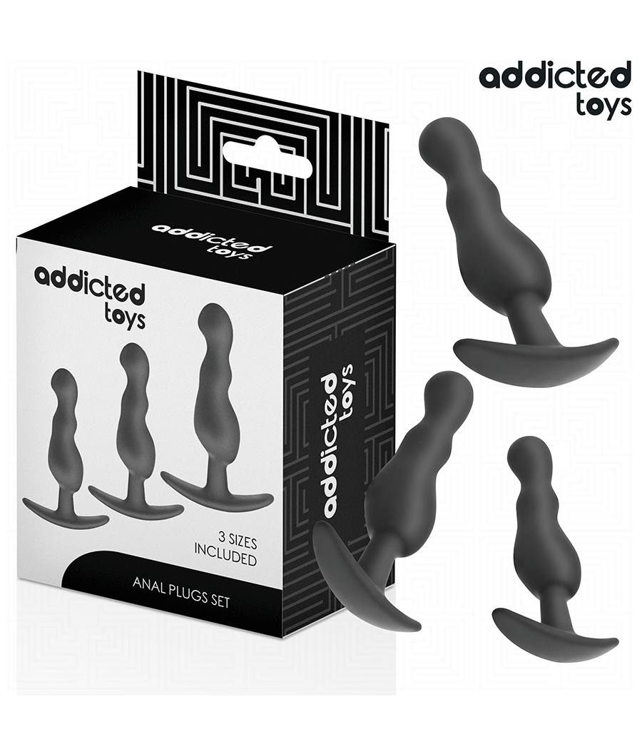 ADDICTED TOYS - CONJUNTO DE 3 PLUG ANAL MODELO 1
