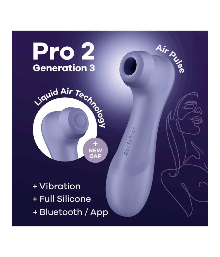 SATISFYER - PRO 2 GENERACIÓN 3 LILAC BLUETOOTH & APP