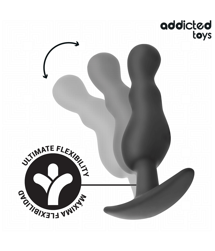 ADDICTED TOYS - SET OF 3 ANAL PLUG SILICONE MODEL 1