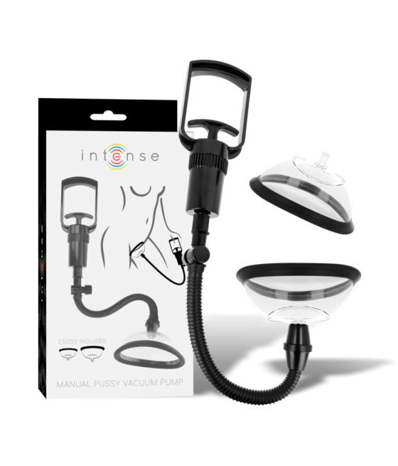 INTENSE - BOMBA VAGINAL MANUAL COM DOIS COPOS INTERCAMBIÁVEIS