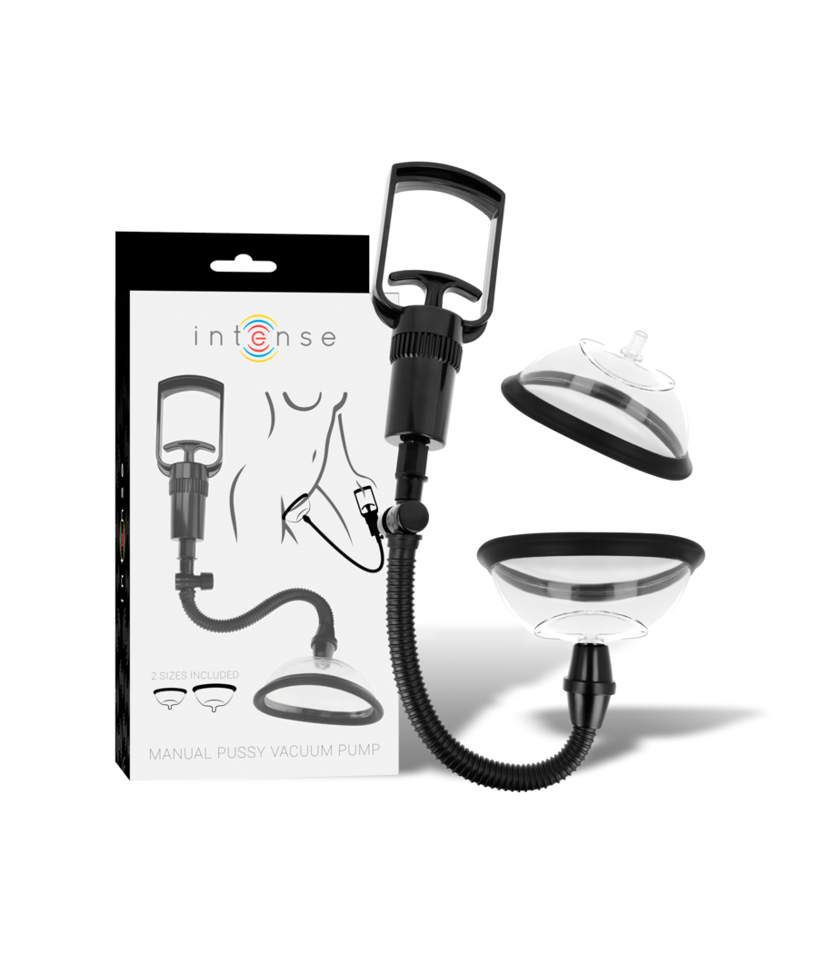 INTENSE - PUMP VAGINAL MANUAL PUMP WITH TWO INTERCHANGEABLE CUPS