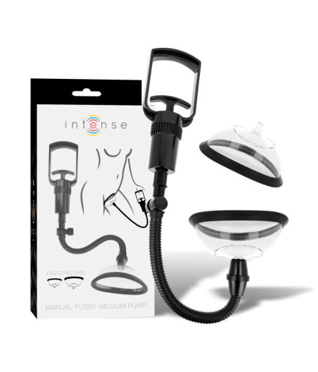 INTENSE - PUMP VAGINAL MANUAL PUMP WITH TWO INTERCHANGEABLE CUPS
