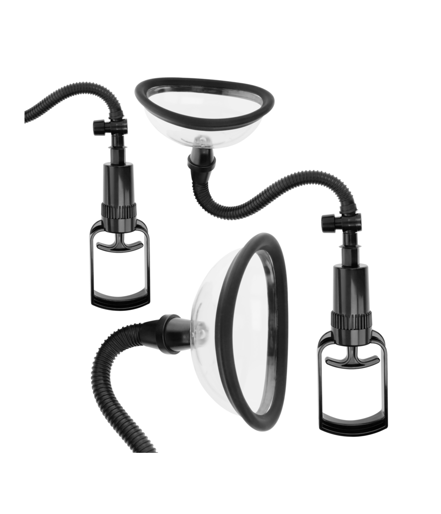 INTENSE - PUMP POMPA MANUALE VAGINALE CON DUE COPPE INTERCAMBIABILI