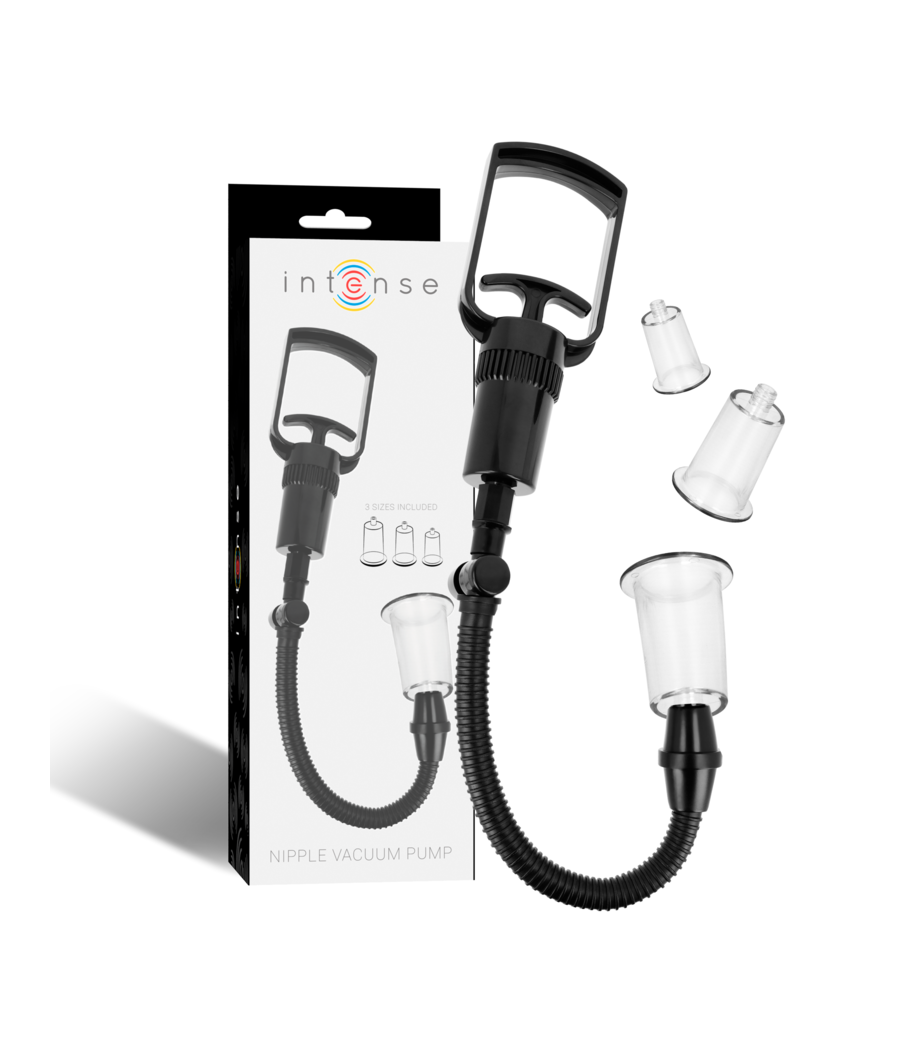 INTENSE - PUMP BOMBA PEZONES 3 COPAS INTERCAMBIABLES