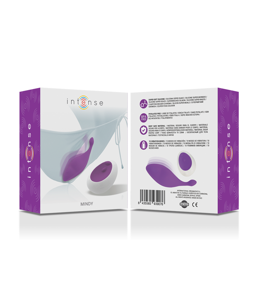 INTENSE - MINDY PANTIE PURPLE REMOTE CONTROL