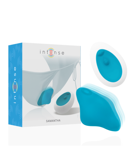INTENSE - SAMANTHA PANTIE REMOTE CONTROL BLUE