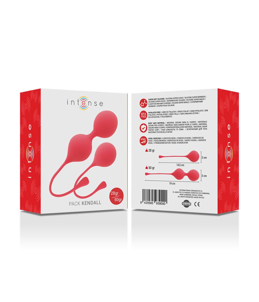 INTENSE - PACK BALLES KEGEL KENDALL ROUGE