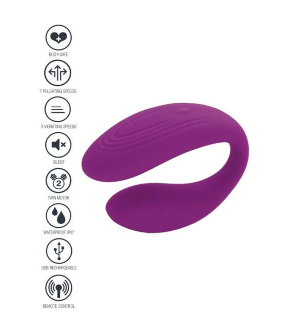 XOCOON - BOUND LOVE VIBRADOR PARA PAREJAS MORADO
