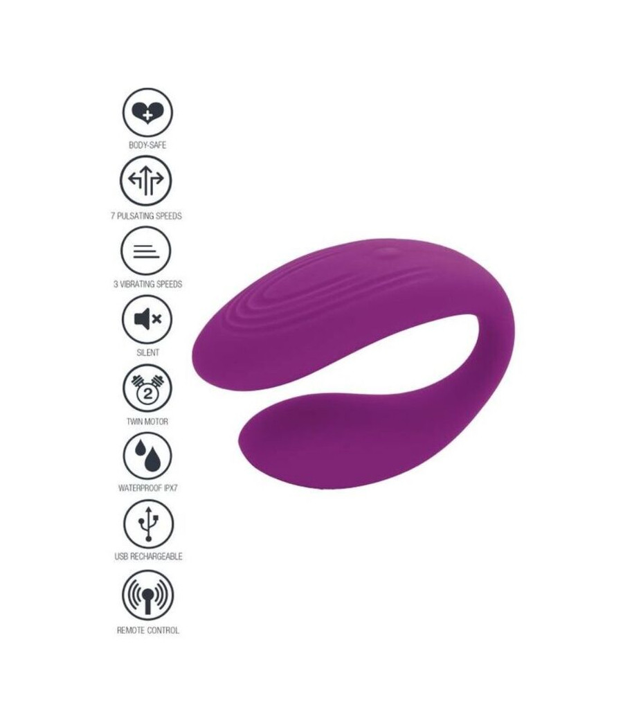 XOCOON - GEBUNDENER VIBRATOR FÜR LIEBESPAARE, LILA