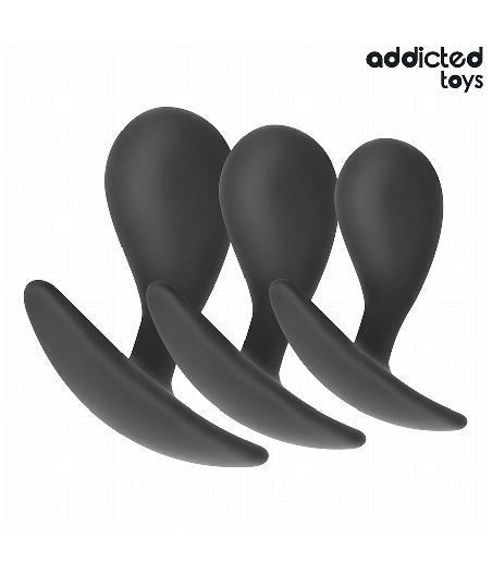 ADDICTED TOYS - LOT DE 3 PLUG ANAL MODÈLE 3