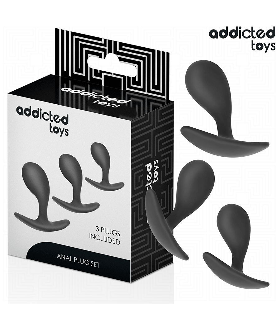 ADDICTED TOYS - SET DI 3 TAPPI ANALI MODELLO 3
