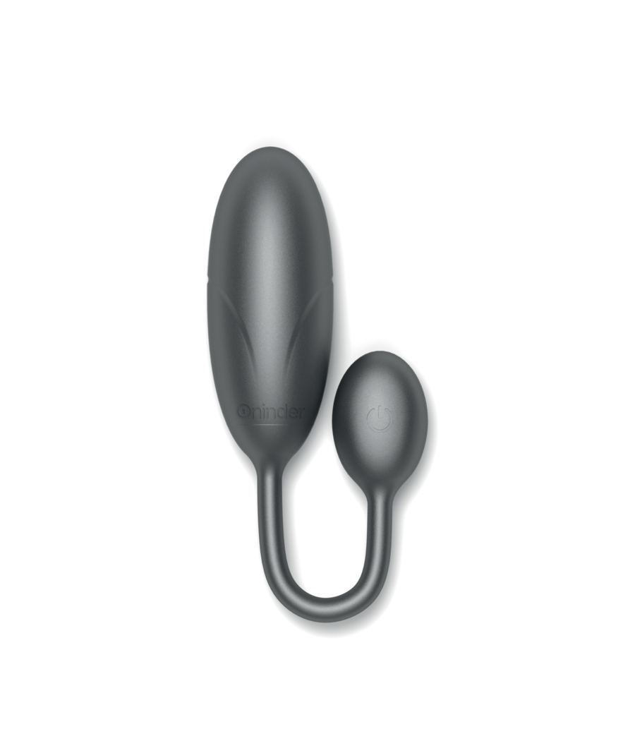 ONINDER - OVO VIBRATÓRIO DENVER PRETO 7 X 2,7 CM APLICATIVO GRATUITO