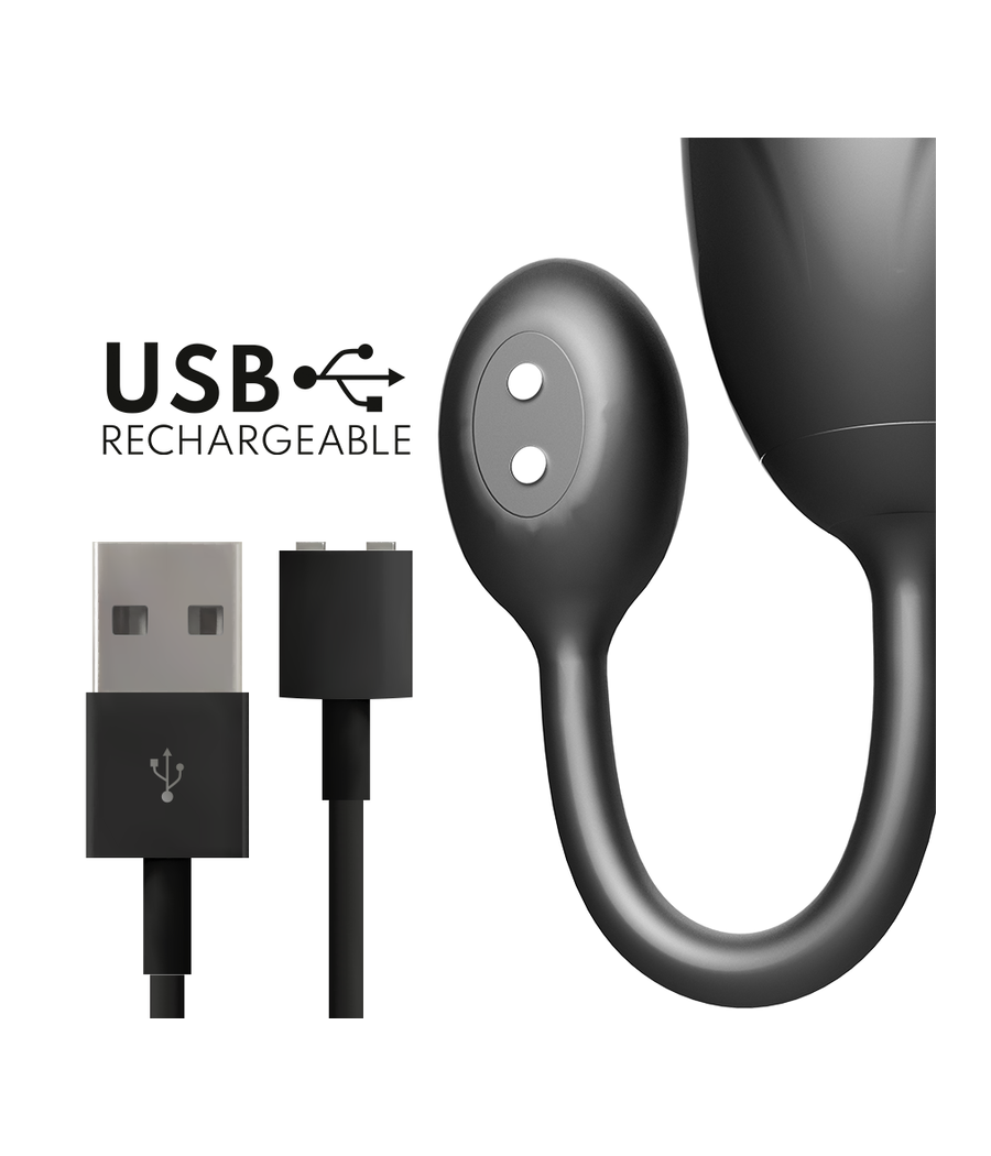 ONINDER - UOVO VIBRANTE TOKYO NERO 7,5 X 3,2 CM APP GRATUITA