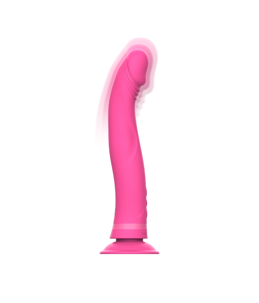 INTENSE - GODE VIBRATEUR EN SILICONE ROSE MICHELANGELO