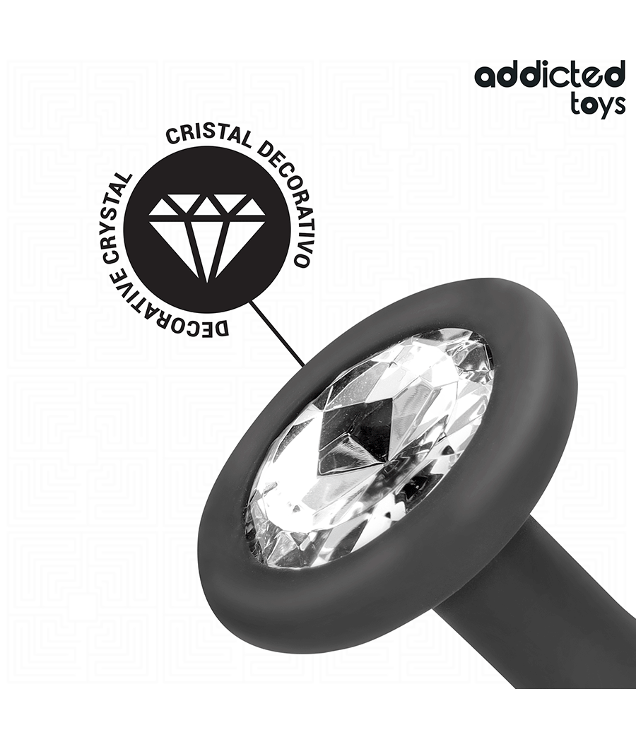 ADDICTED TOYS - SET DE 3 PLUG SILICONA ANAL CON JOYA