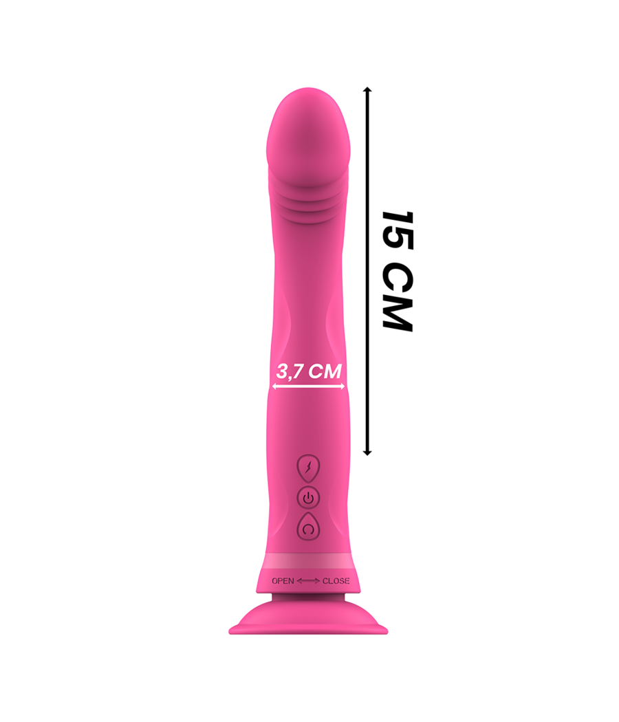INTENSE - GODE VIBRATEUR EN SILICONE ROSE MICHELANGELO