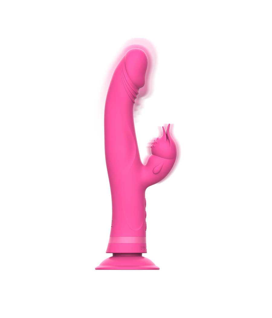 INTENSE - VIBRATEUR JULIO RABBIT SILICONE ROSE