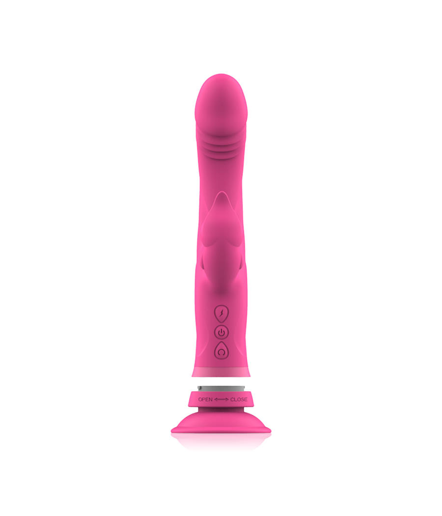 INTENSE - VIBRATEUR JULIO RABBIT SILICONE ROSE