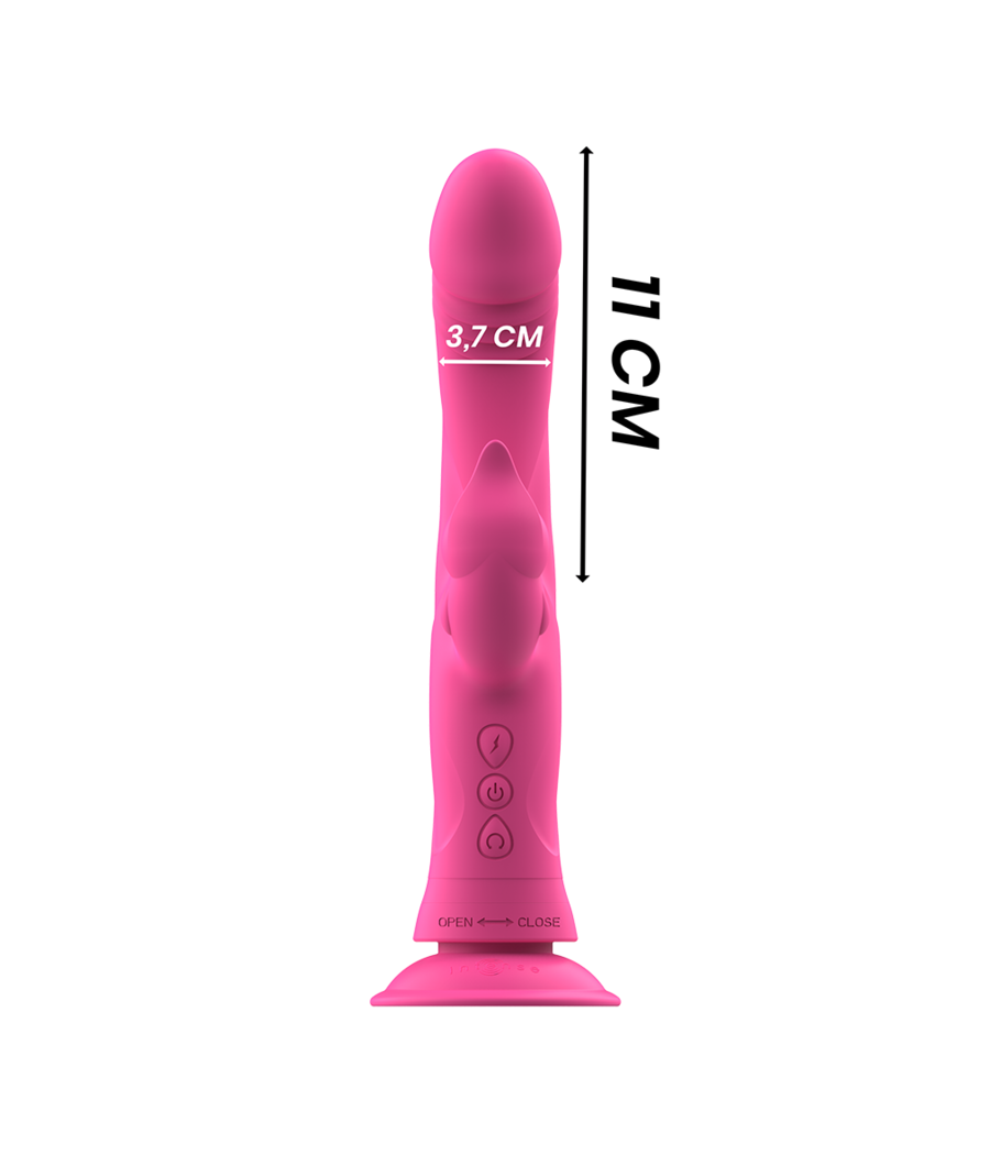 INTENSE - VIBRATEUR JULIO RABBIT SILICONE ROSE