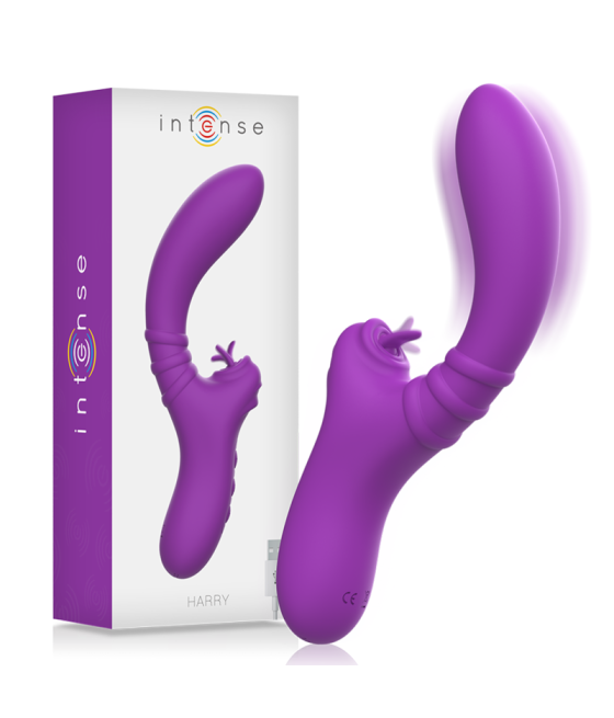 INTENSE - HARRY FLEXIBLER VIBRATOR MIT LILA ZUNGE