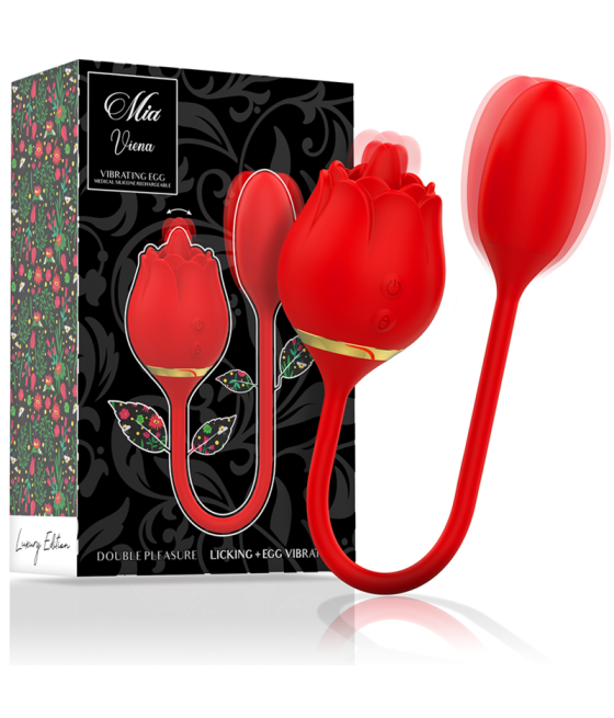 MIA - VIENNA DOUBLE PLEASURE LICKING + VIBRATING EGG