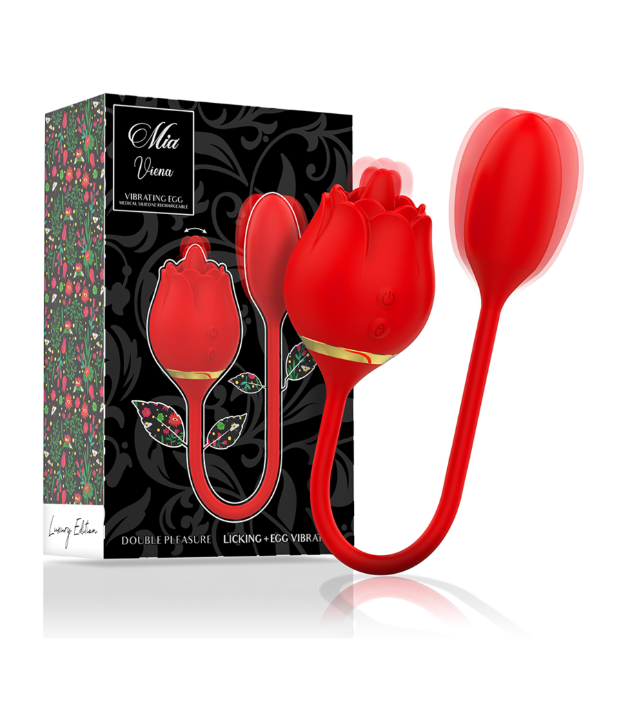 MIA - VIENA DOUBLE PLEASURE LICKING + HUEVO VIBRADOR