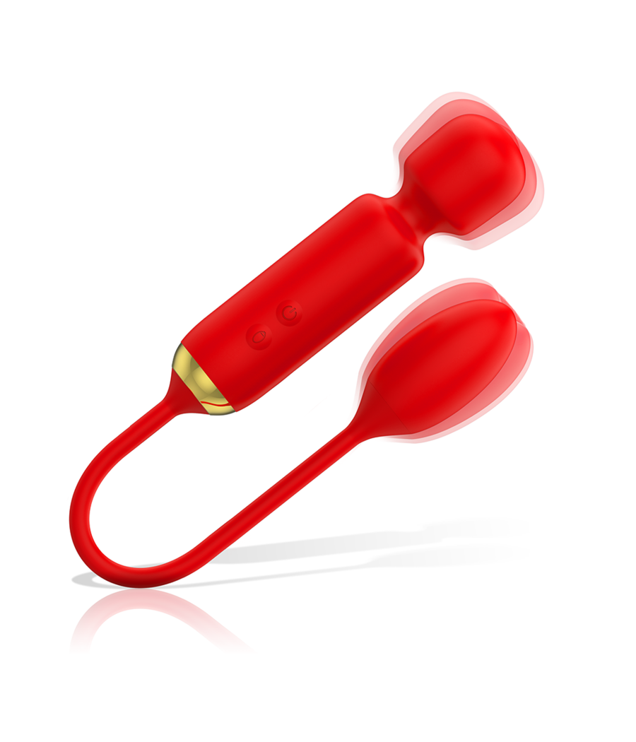 MIA - TOSCANA DOUBLE PLEASURE WAND + VIBRATING EGG