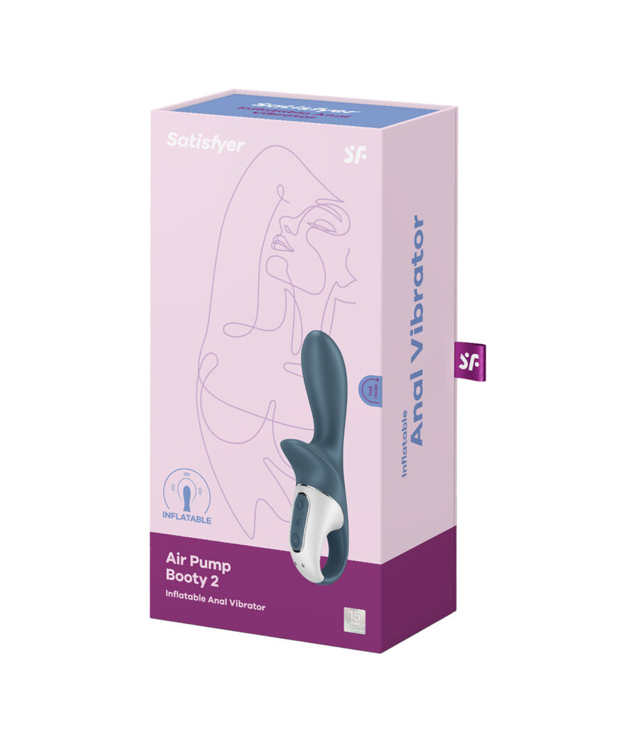 SATISFYER - AIR PUMP BOOTY 2 DARK GREY