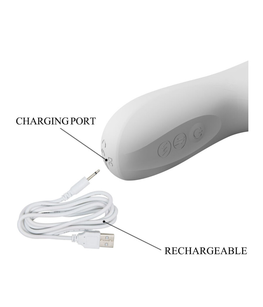 PRETTY LOVE - REESE VIBRATOR MIT SILBERNE ROTATION