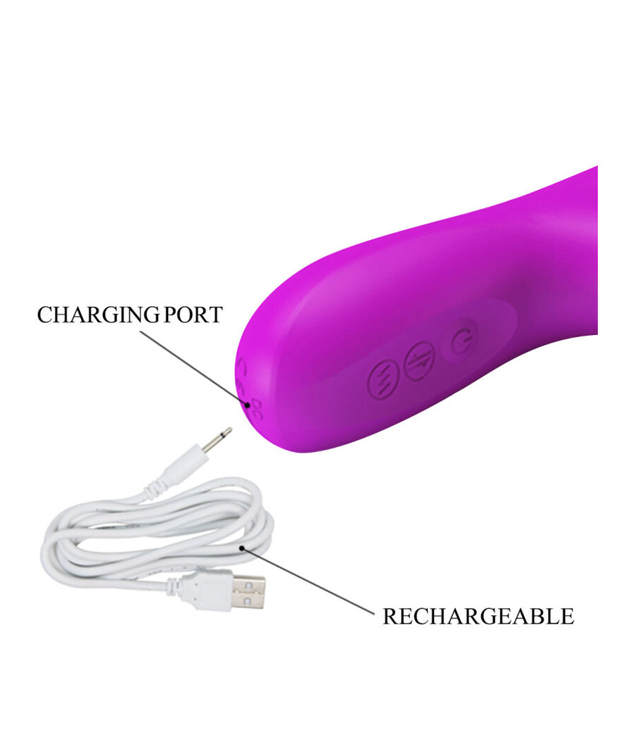 PRETTY LOVE - VIBRADOR REESE COM ROTAO ROXA
