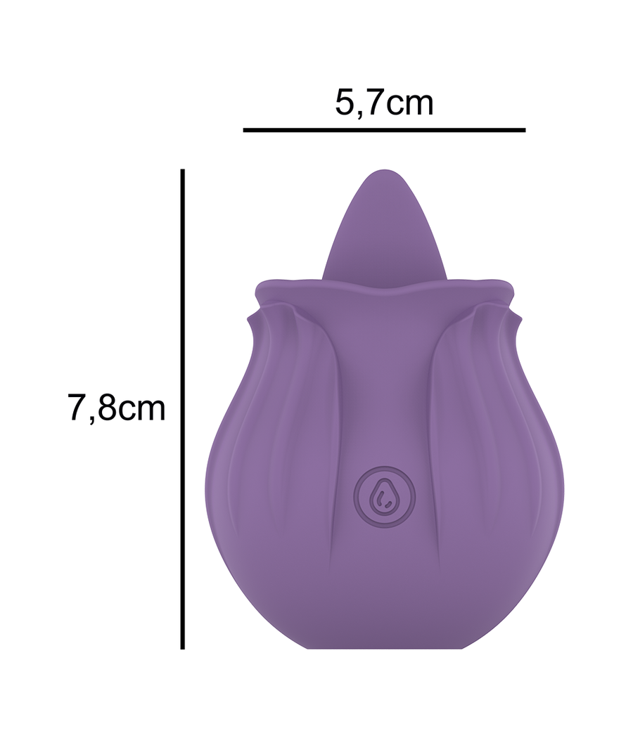 INTENSE - VIOLA CL TORIS STIMOLATORE 10 VIBRAZIONI LILLA