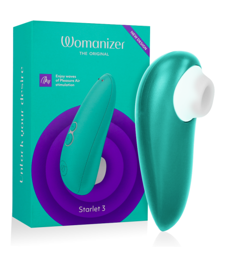 WOMANIZER - STIMULATEUR CLITORAL STARLET 3 TURQUOISE