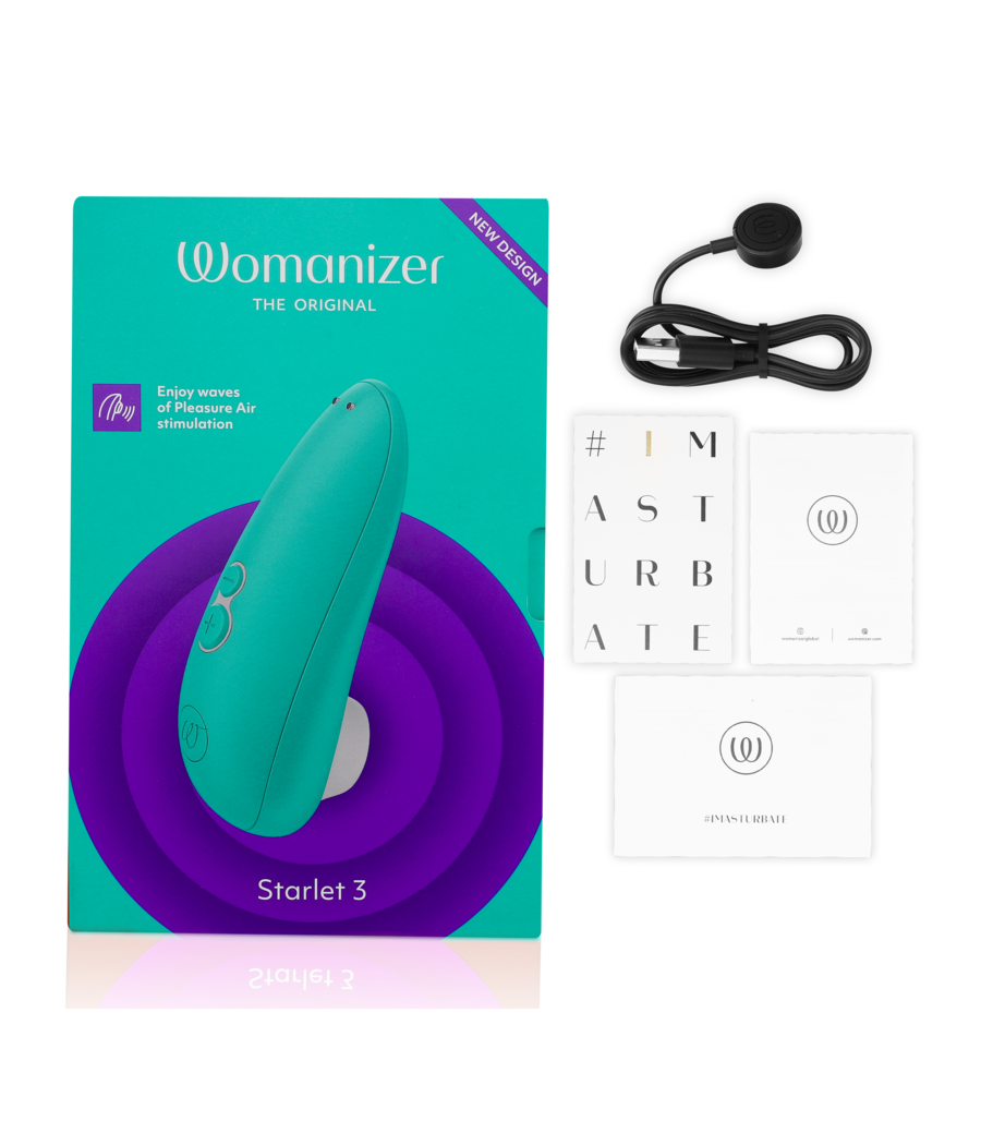 WOMANIZER - STIMULATEUR CLITORAL STARLET 3 TURQUOISE