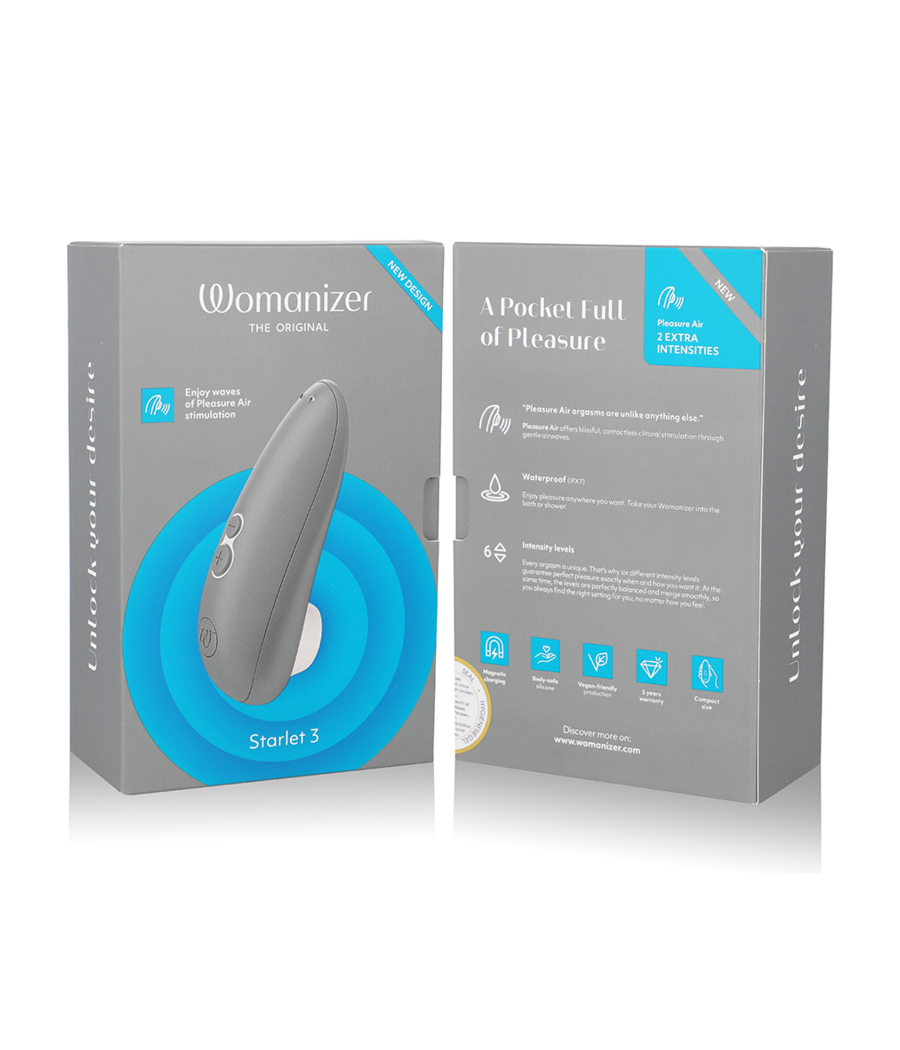 WOMANIZER - STIMULATEUR CLITORAL STARLET 3 GRIS