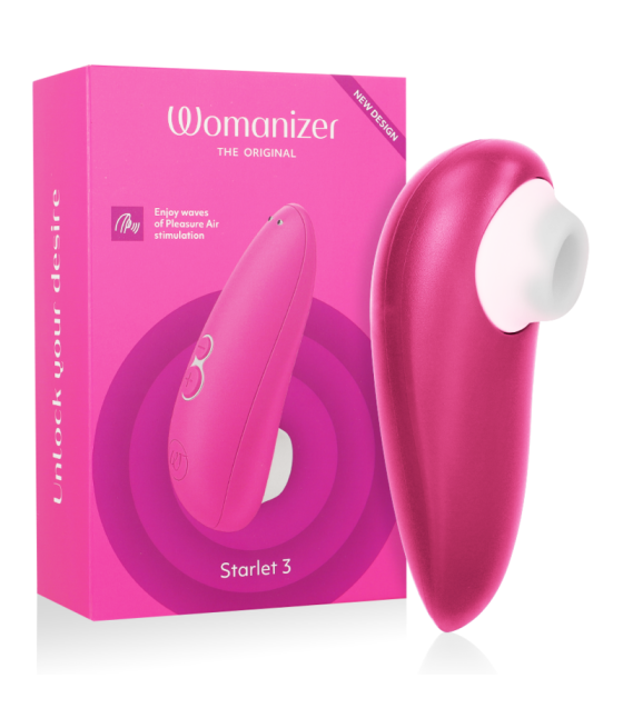 WOMANIZER - STARLET 3 CLITORAL STIMULATOR PINK