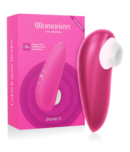 WOMANIZER - STARLET 3 ESTIMULADOR CLÍTORIS ROSA
