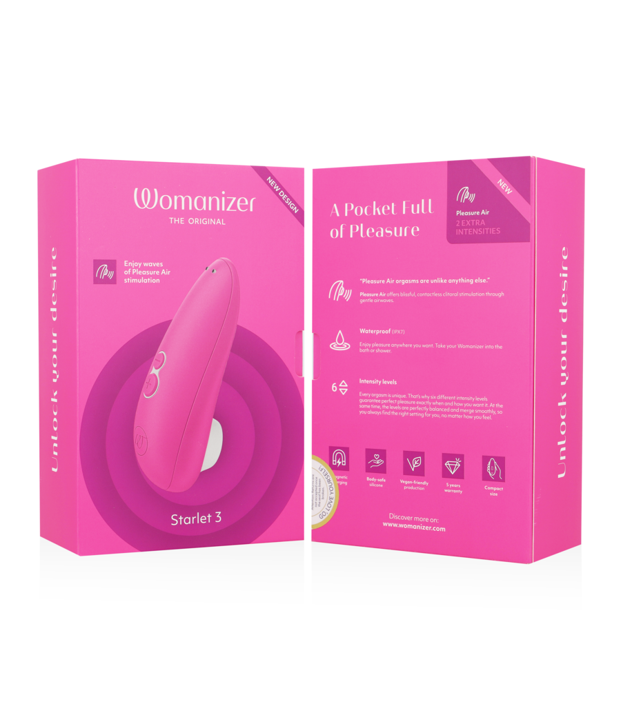 WOMANIZER - STARLET 3 ESTIMULADOR CLITORIAL ROSA