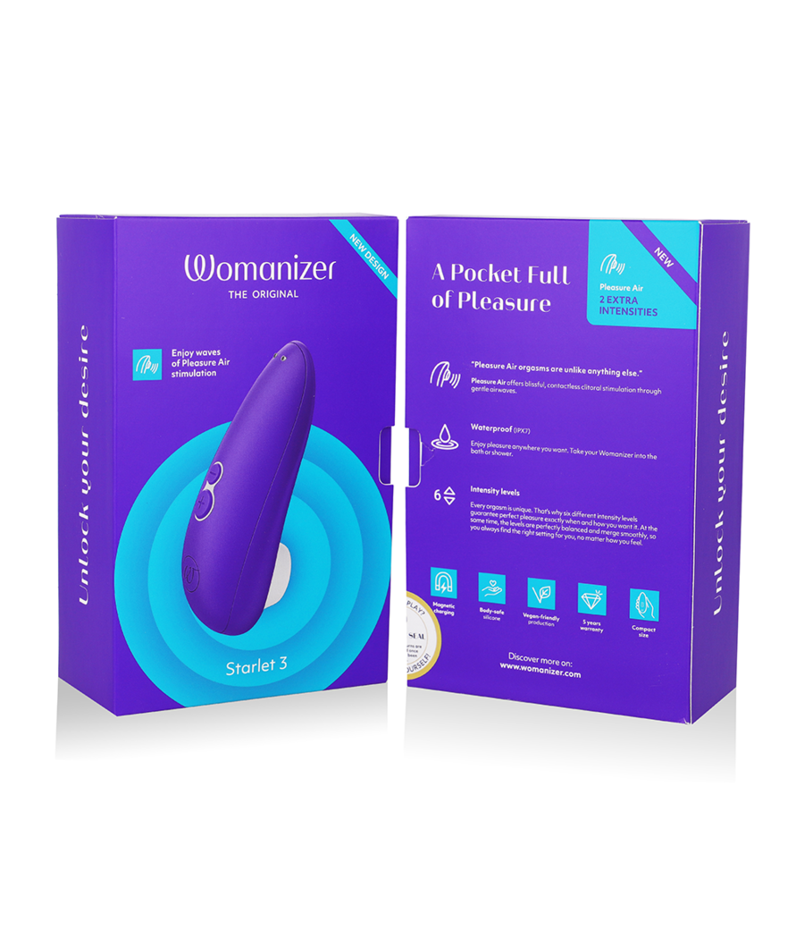 WOMANIZER - STARLET 3 STIMOLATORE CLITORALE INDIGO