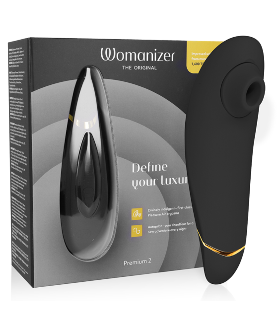 WOMANIZER - PREMIUM 2 ESTIMULADOR CLITORIAL PRETO