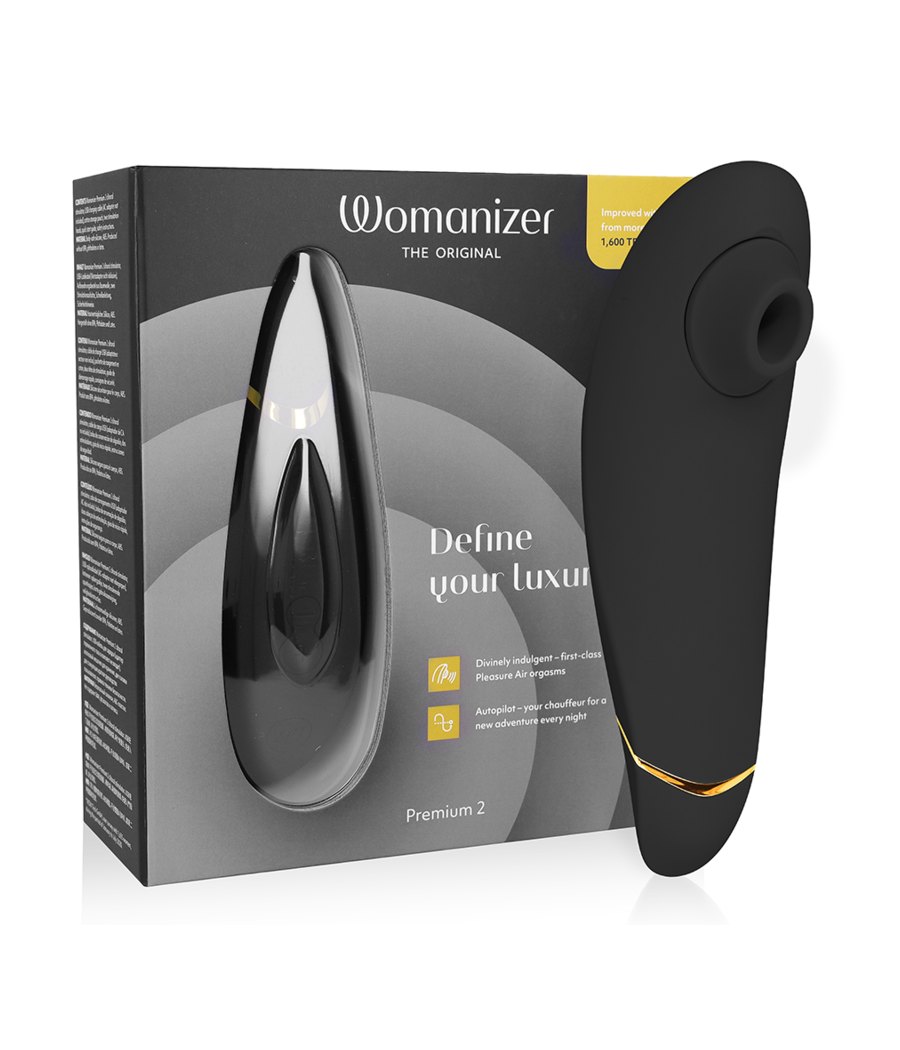WOMANIZER - PREMIUM 2 CLITORAL STIMULATOR BLACK