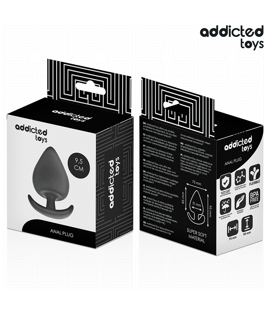 ADDICTED TOYS - ANAL PLUG SILICONE SIZE XL 9.5 CM