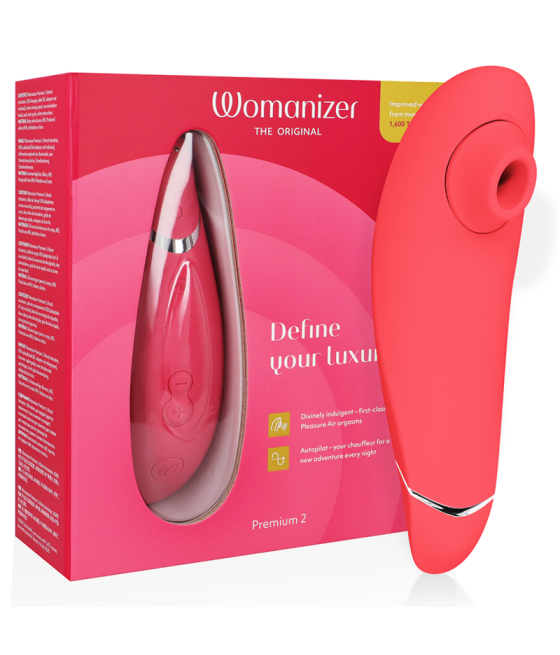 WOMANIZER - PREMIUM 2 ESTIMULADOR CLITORIAL RASPBERRY