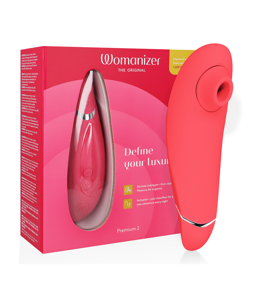WOMANIZER - PREMIUM 2 STIMOLATORE CLITORALE LAMPONE