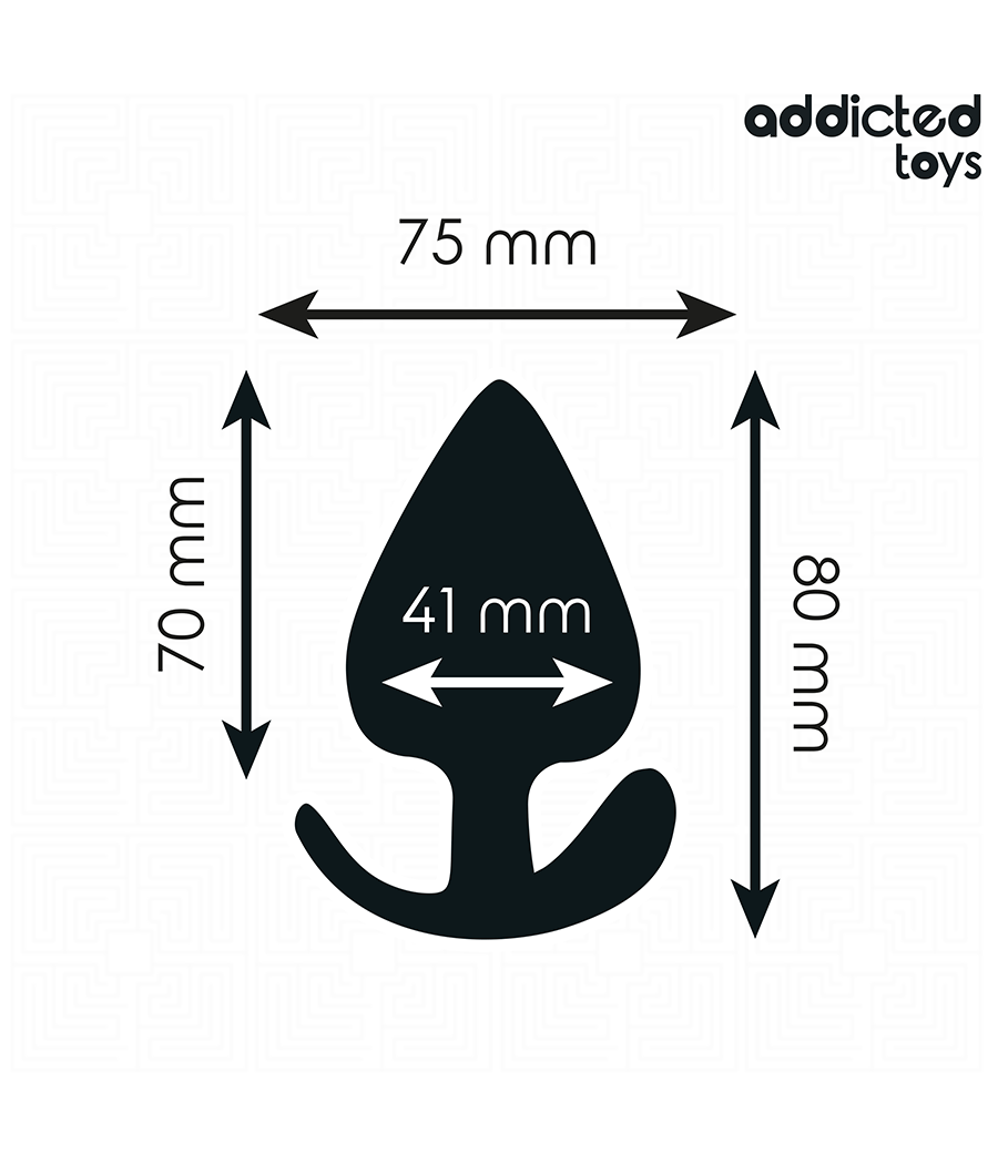 ADDICTED TOYS - PLUG ANAL SILICONA TALLA L 8 CM