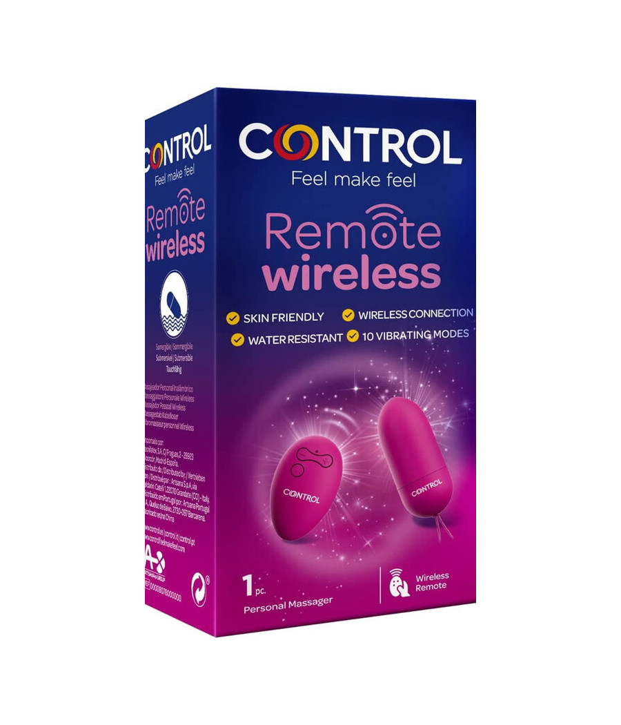 CONTROL - MASAJEADOR PERSONAL CONTROL REMOTO WIRELESS