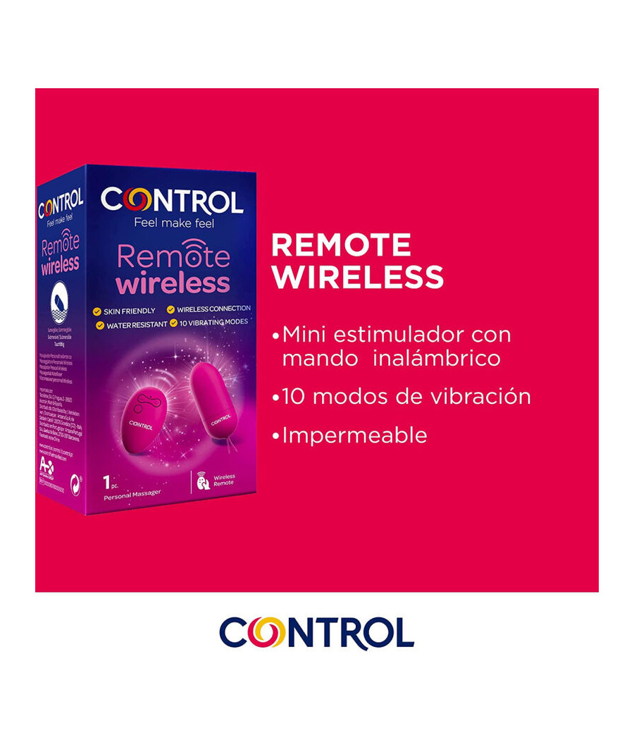 CONTROL - PERSÖNLICHES MASSAGER MIT DRAHTLOSER FERNBEDIENUNG