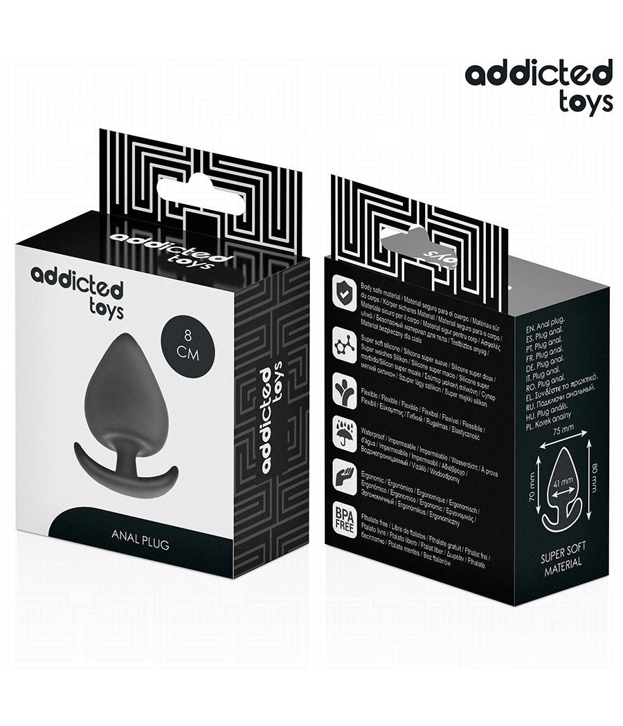 ADDICTED TOYS - ANAL PLUG SILICONE SIZE L 8 CM