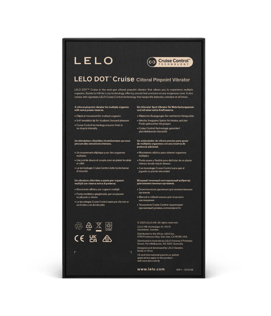 LELO - STIMOLATORE PER CLITORIDE DOT CRUISE VERDE PISTACCHIO