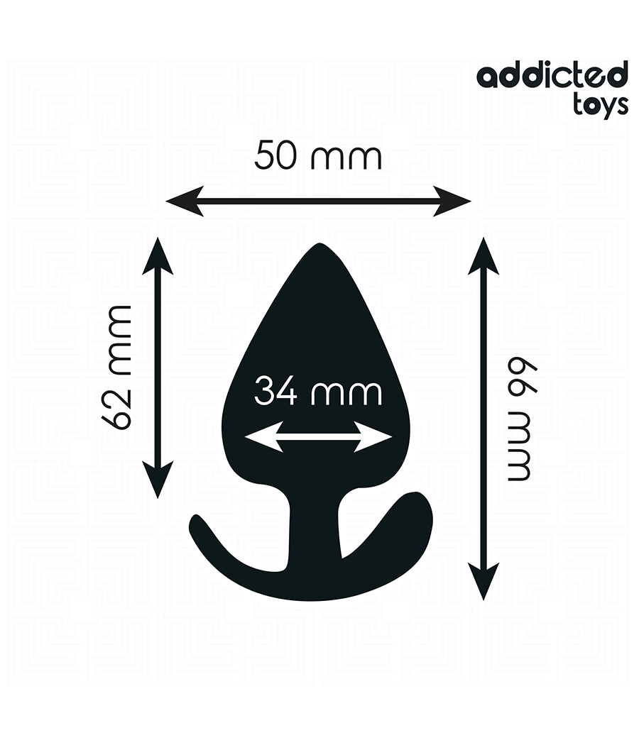 ADDICTED TOYS - PLUG ANAL TAMANHO M 6,6 CM